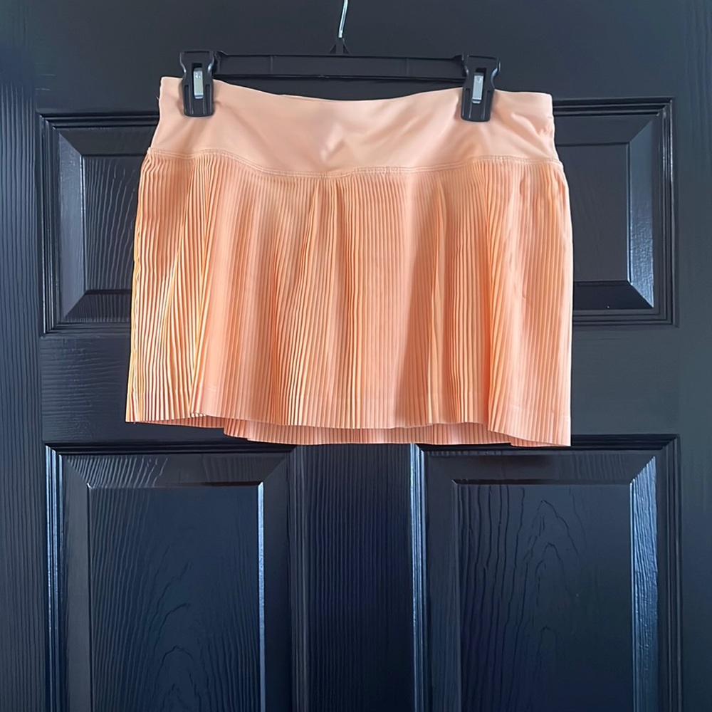 Mesh Pleats Mid-Rise Mini Tennis Skirt